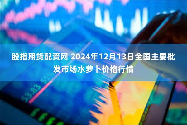 股指期货配资网 2024年12月13日全国主要批发市场水萝卜价格行情