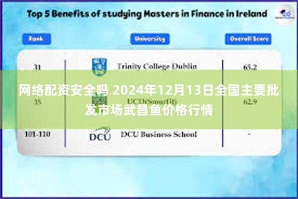 网络配资安全吗 2024年12月13日全国主要批发市场武昌鱼价格行情